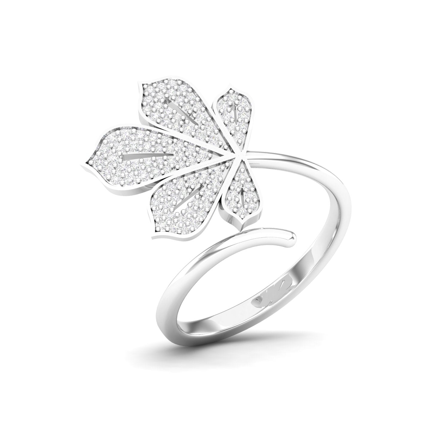 Maurya Maple Ring with Round Diamond Accents