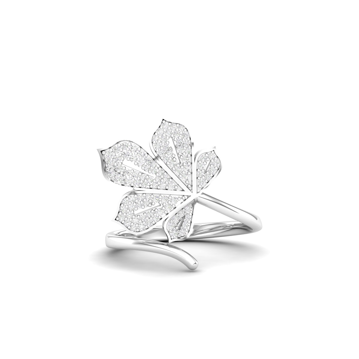 Maurya Maple Ring with Round Diamond Accents