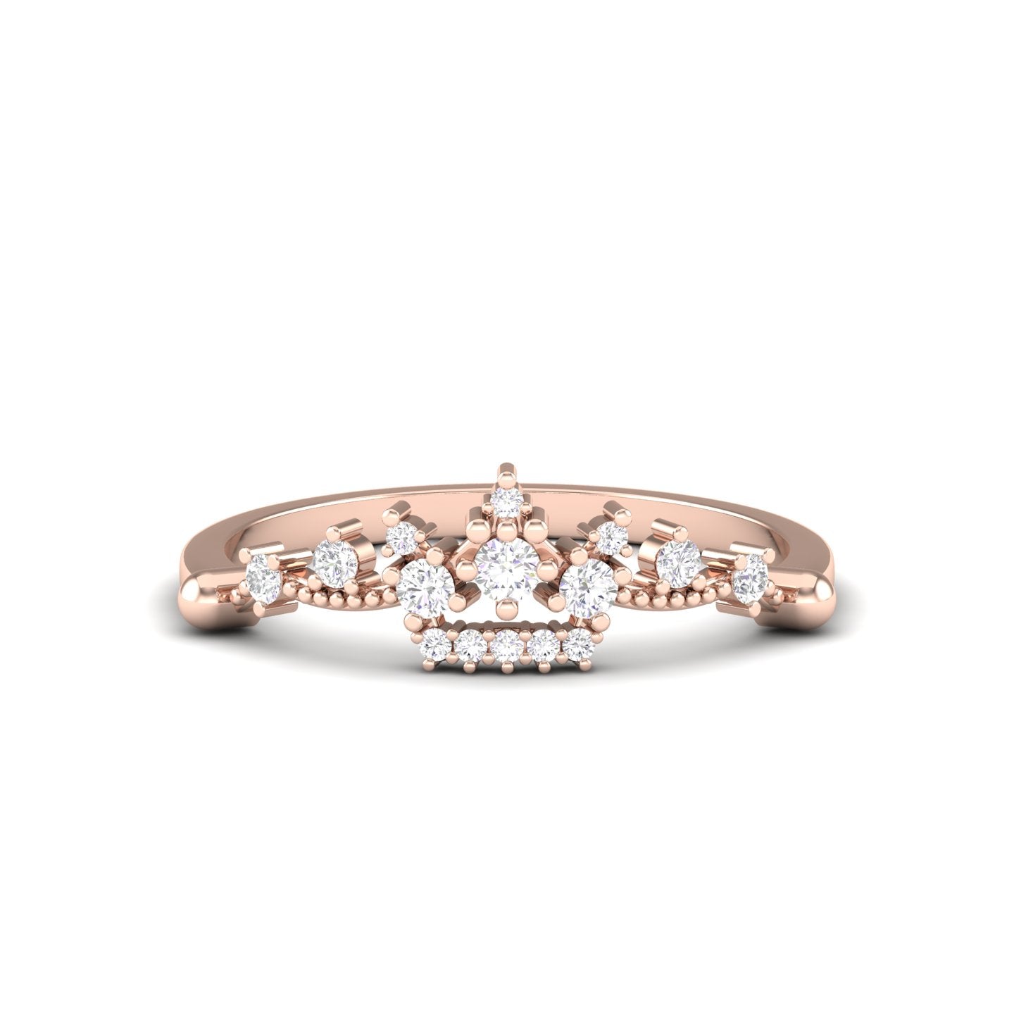 Maurya Princess Promise Ring with Diamonds
