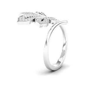 Maurya Maple Ring with Round Diamond Accents