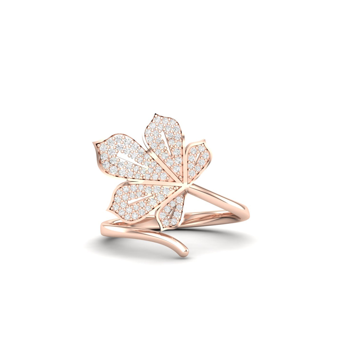 Maurya Maple Ring with Round Diamond Accents