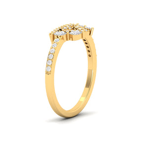 Maurya Marquise Diamond Tercet Promise Ring