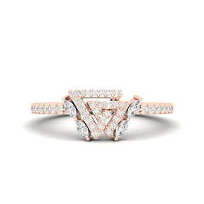 Maurya Marquise Diamond Tercet Promise Ring