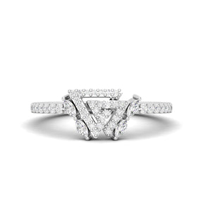 Maurya Marquise Diamond Tercet Promise Ring