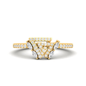 Maurya Marquise Diamond Tercet Promise Ring
