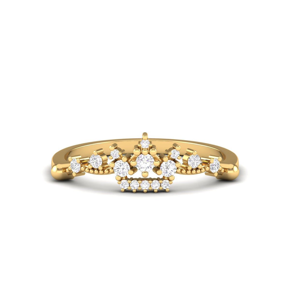 Maurya Princess Promise Ring with Diamonds